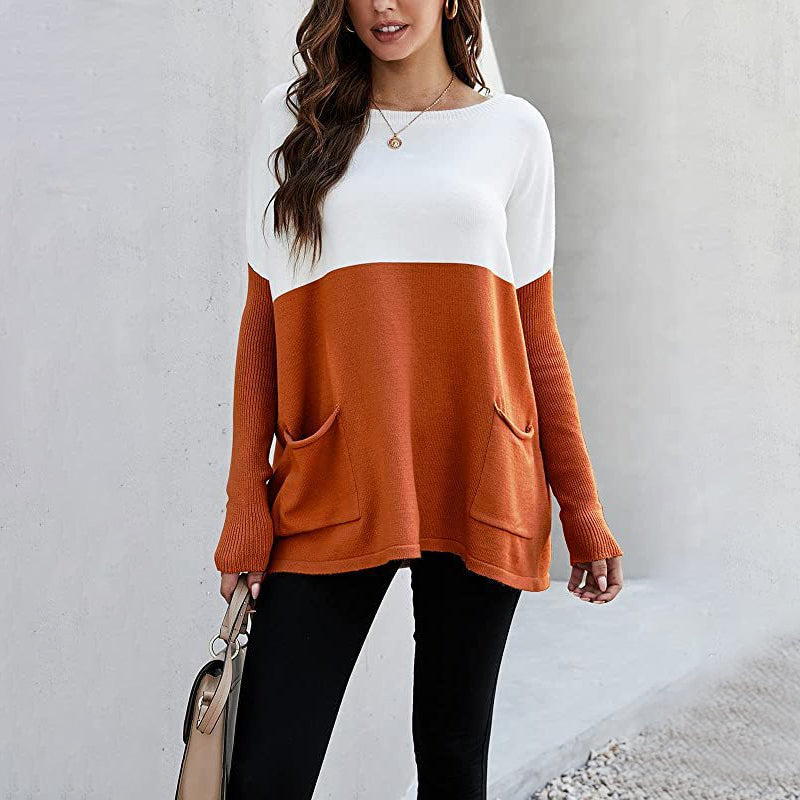 Loose Knit Long Sleeve Sweater