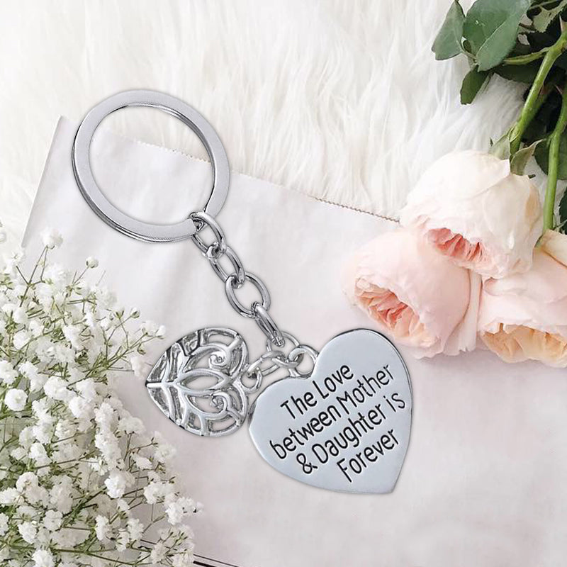 Heart Lettering Keychain