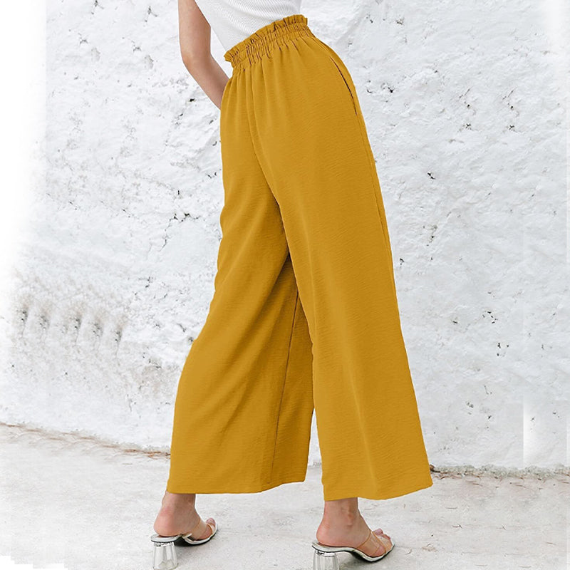 High Waist Wide Leg Casual Loose Pants