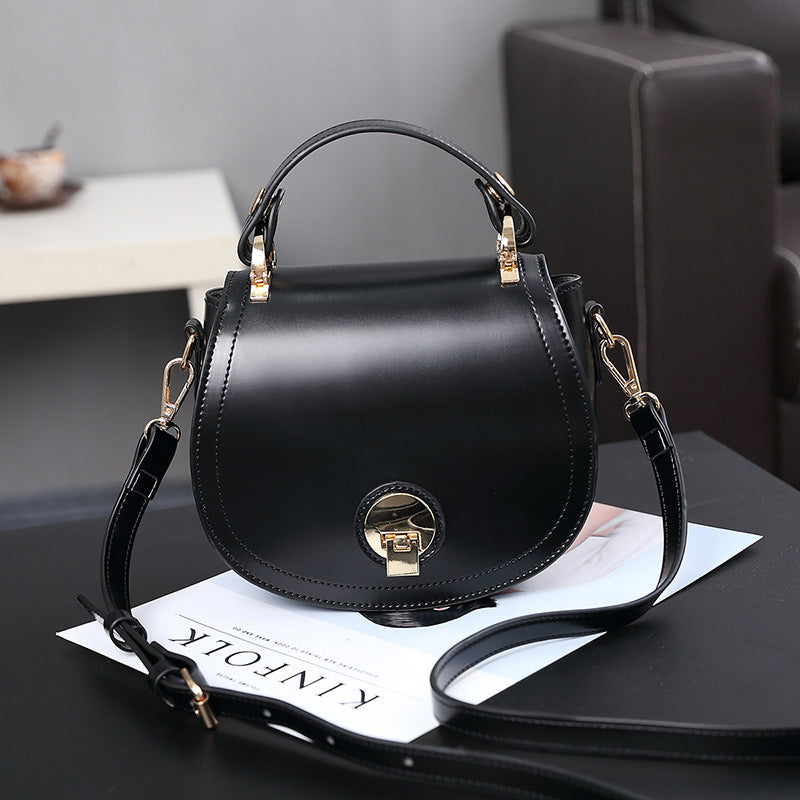 Shiny Leather Small Bag
