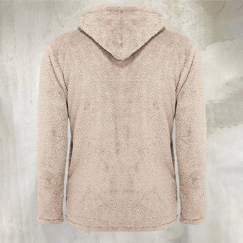 Mens Fuzzy Sherpa Jacket