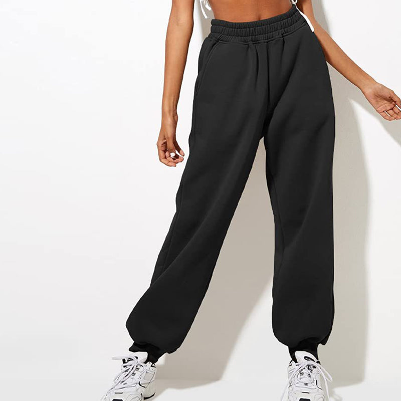 High Waist Loose Track Pants