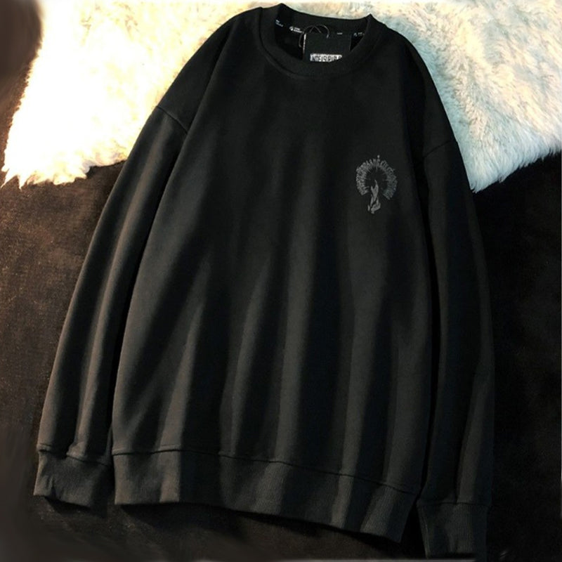 Printed Vintage Crewneck Sweatshirt