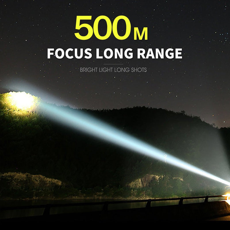 Waterproof laser military flashlight