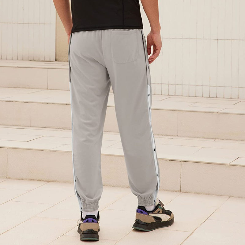 Men's Button-up Loose-fit Sweatpants