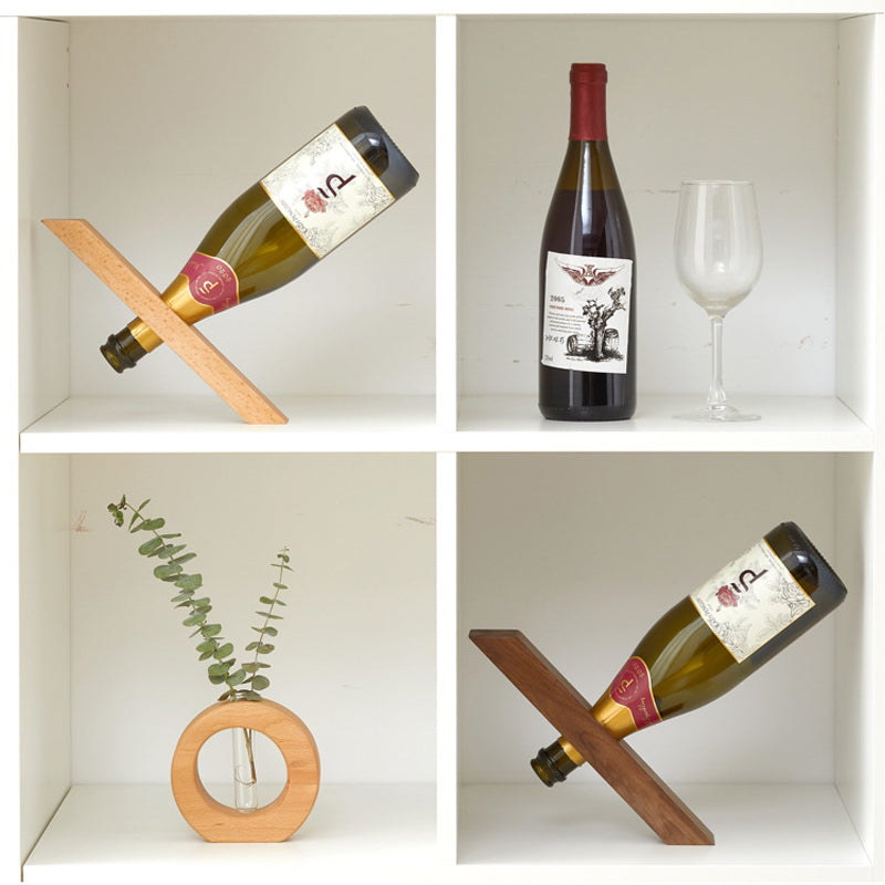 Magical Solid Wood Wine Bottle Holder