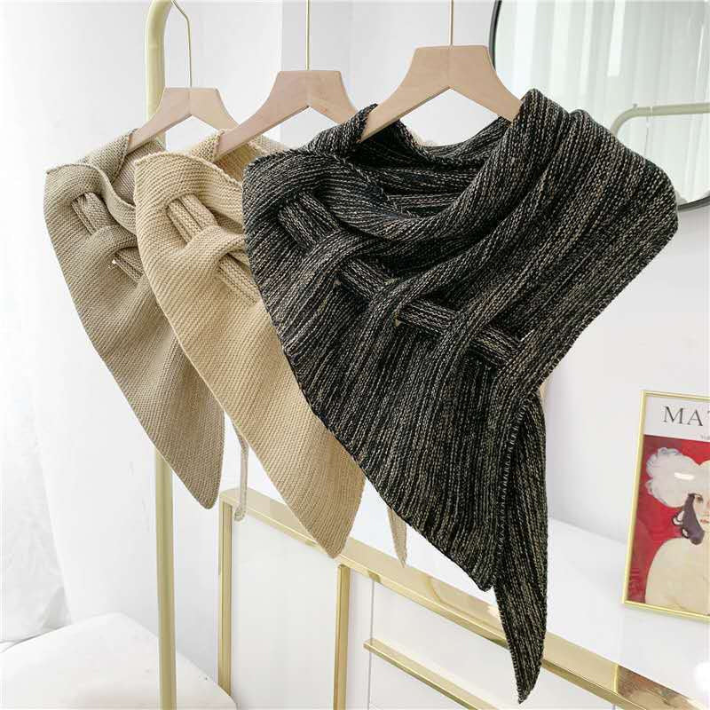 Triangular Wool Shawl