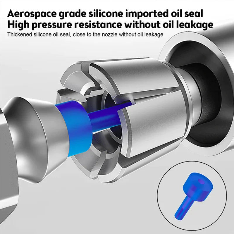 Strong Lock on Grease Couplers with 18 Inch Spring Flex Hose