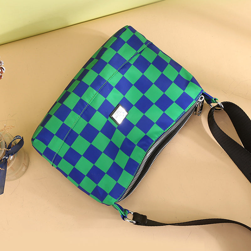 Fashion Plaid Shoulder Bag