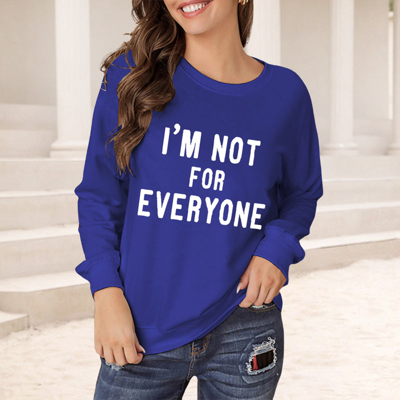 Loose Crew Neck Long Sleeve T-Shirt