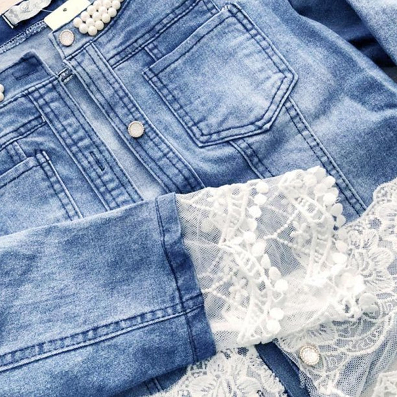 Paneled Denim Jacket