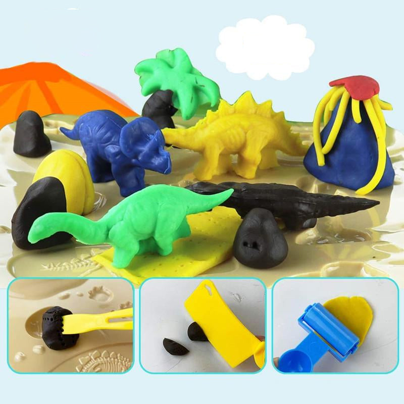 Dinosaur Play Dough Set Toys