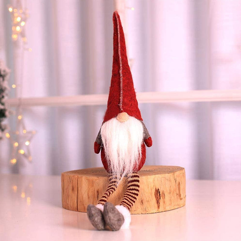 Christmas Faceless Doll Figure