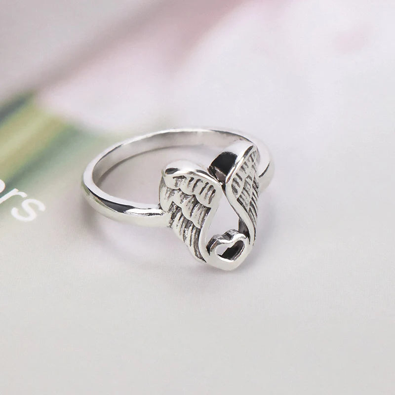 Angel Heart Sterling Silver Ring