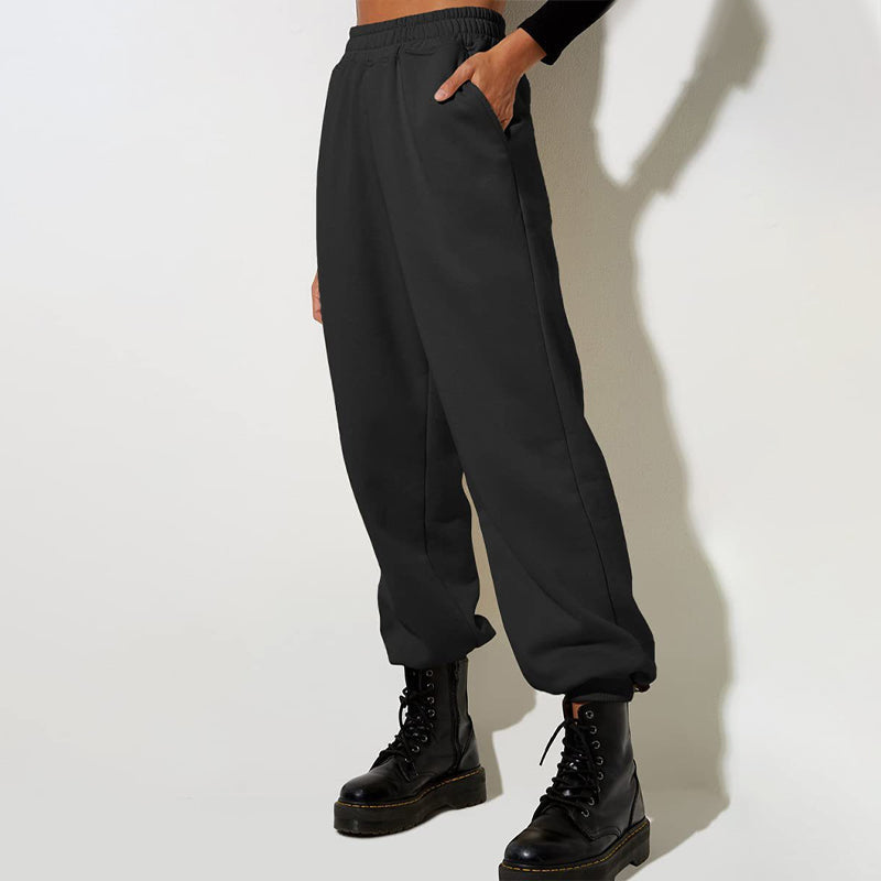 High Waist Loose Track Pants
