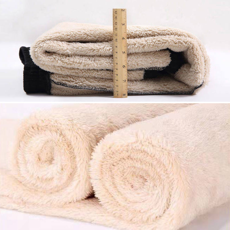 Women Warm Fleece Cotton Solid Joggers Sweatpants