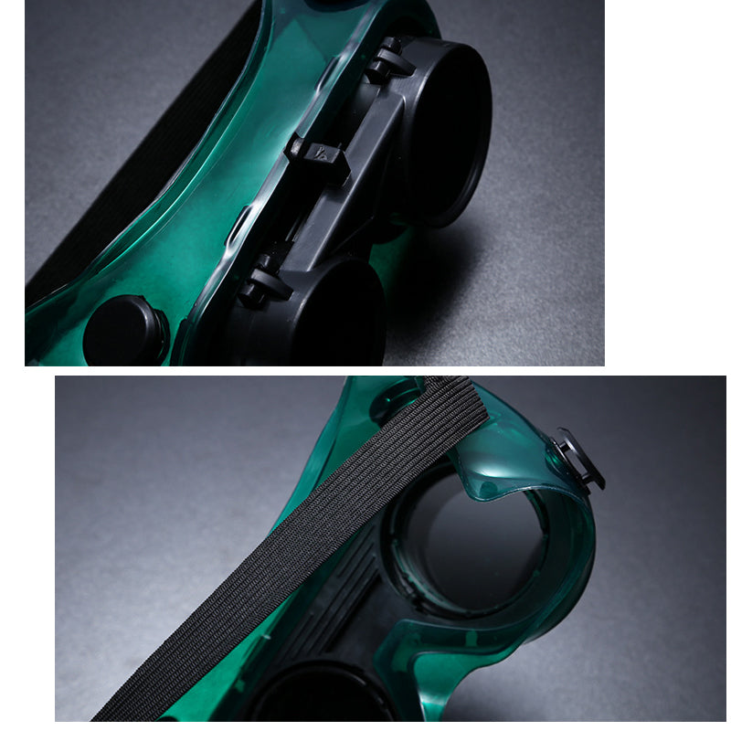 Double-layer gas welding goggles