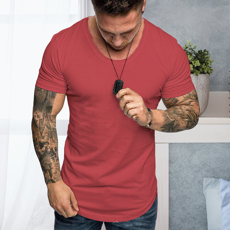 Solid Men's Short Sleeve T-Shirt