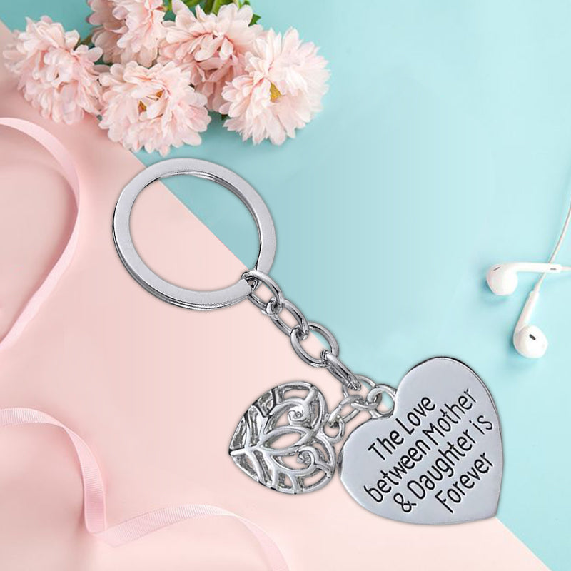 Heart Lettering Keychain