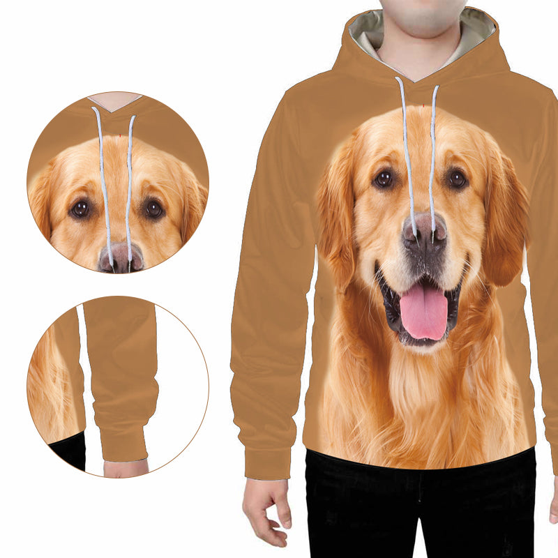 Animal dog 3D printed hoodie