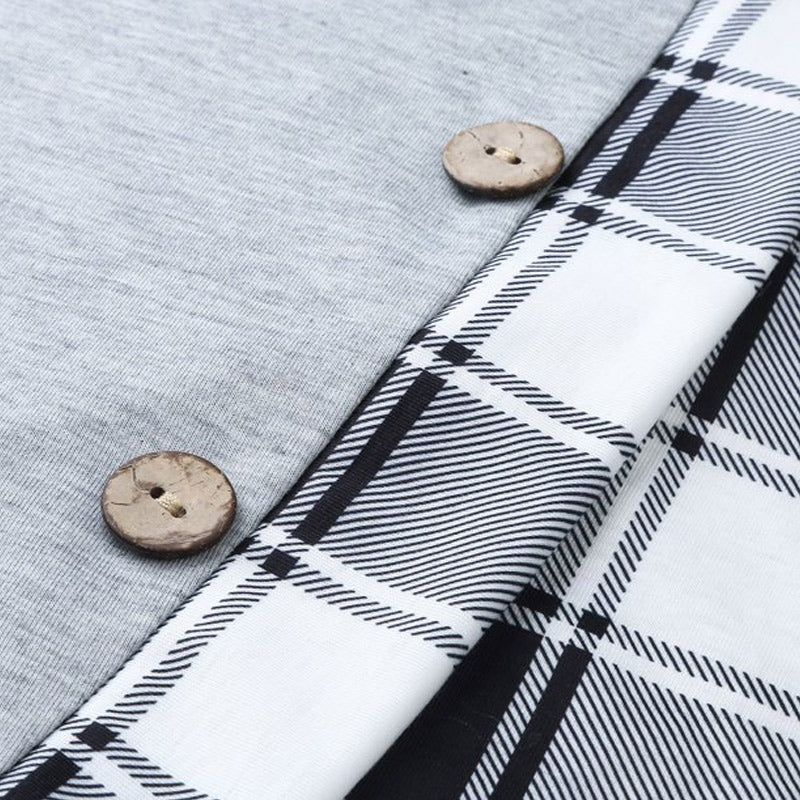 Vintage Plaid Patchwork Dress