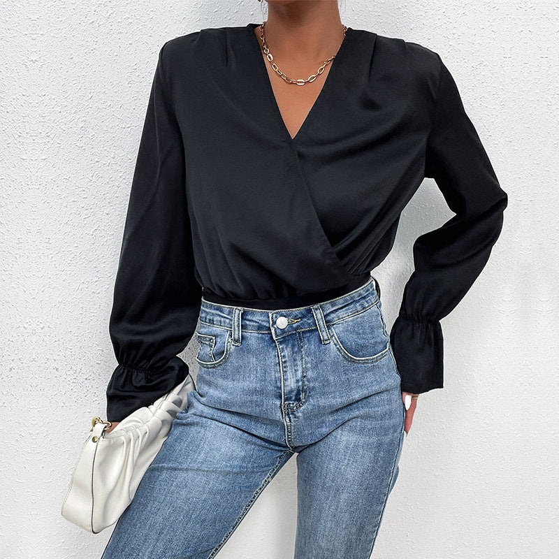 Flared Sleeve Bodysuit