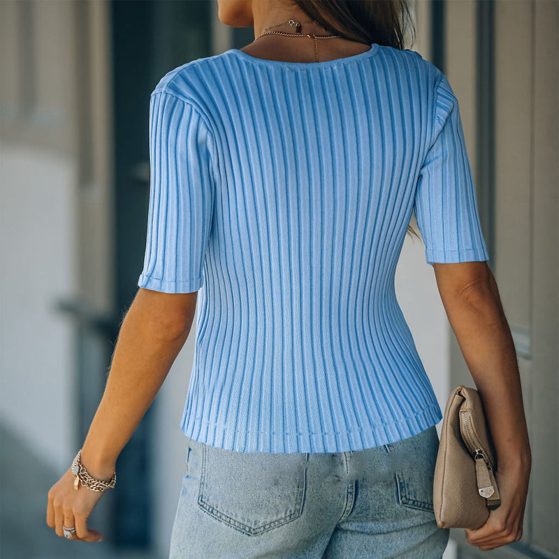 V-neck Slim Fit Sweater