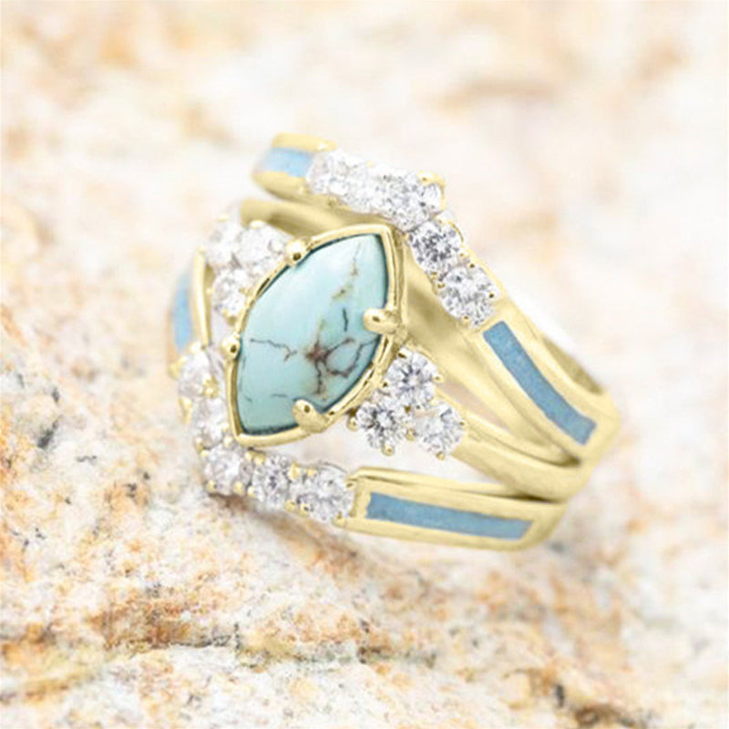 Diamond Turquoise Ring