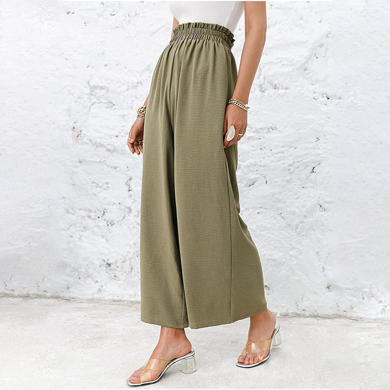 High Waist Wide Leg Casual Loose Pants