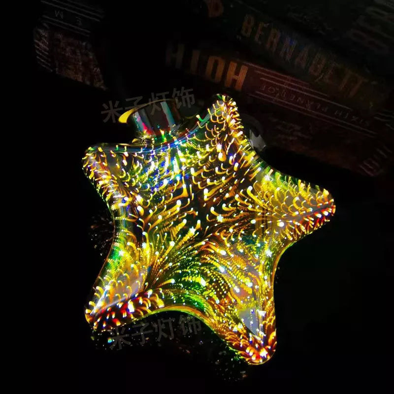 3D Fireworks Decorative LED Light Bulb