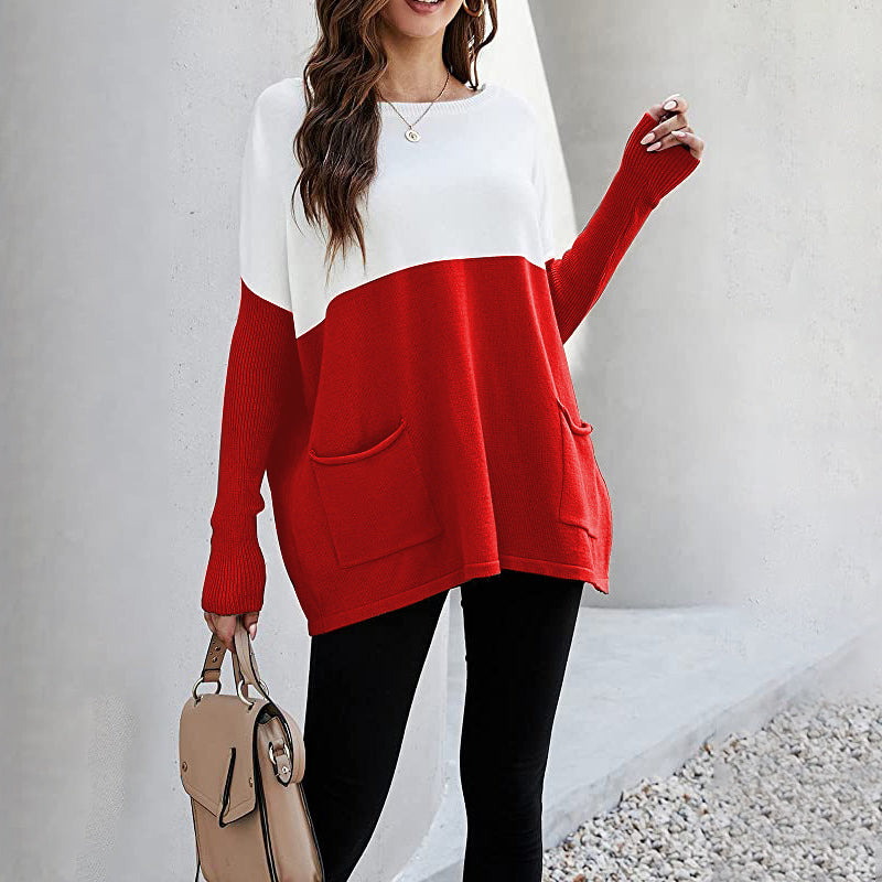 Loose Knit Long Sleeve Sweater