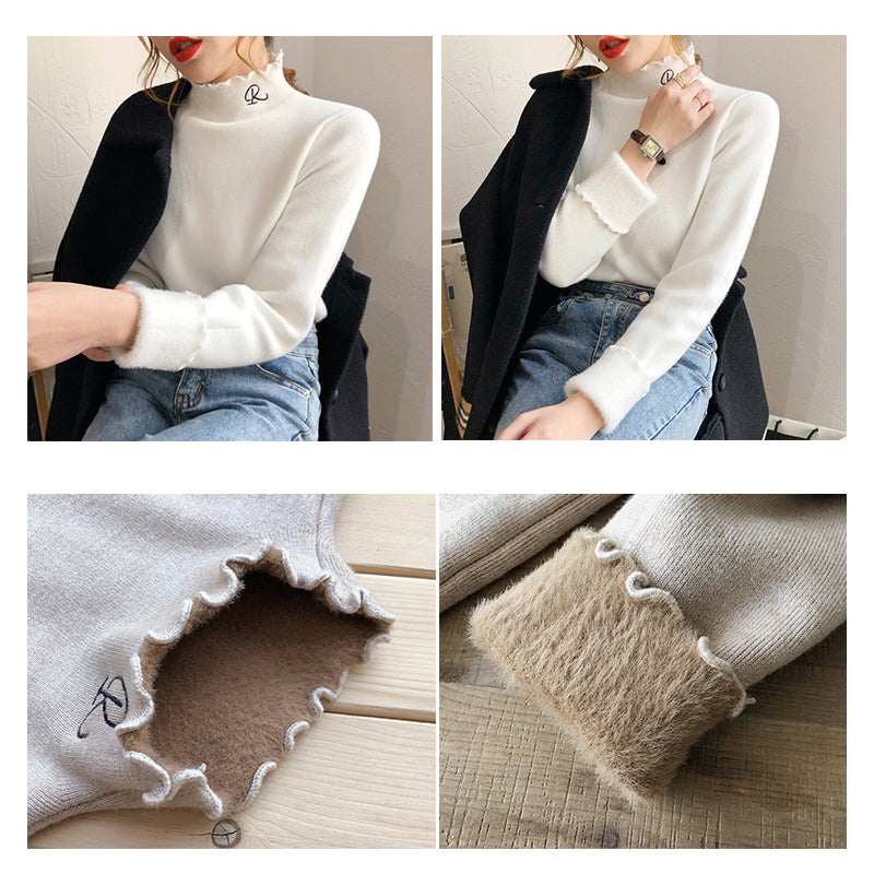 Women Fleece and Anti-Crease Base Sweater