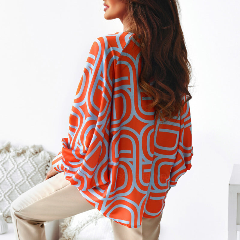 Fashion Print Spring Flowy T-shirt