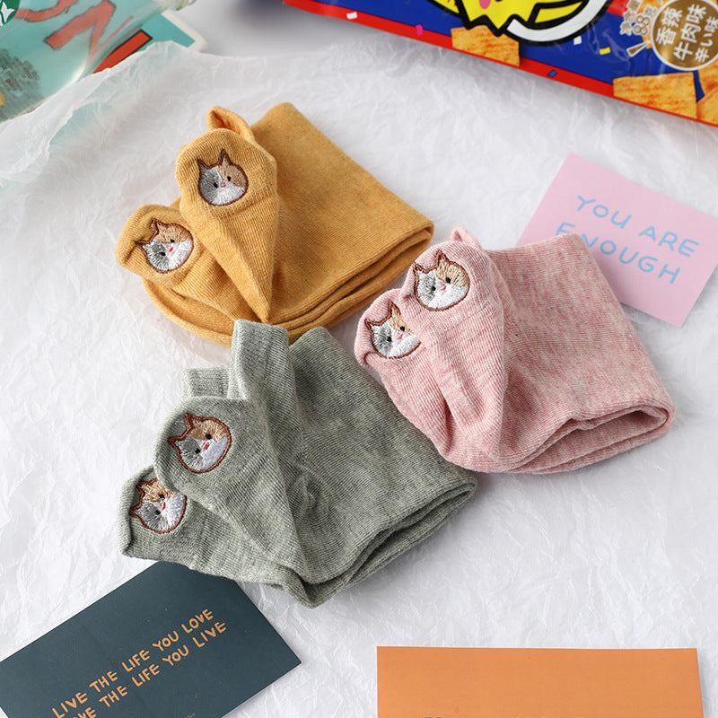 Cat Heel Socks