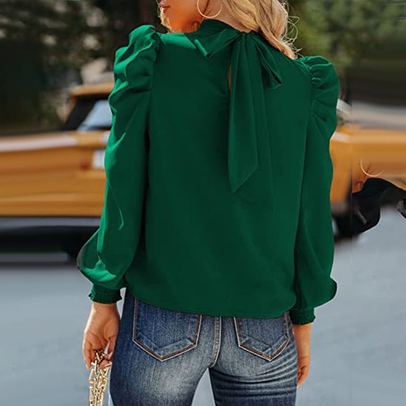 Bubble Long Sleeve Blouse