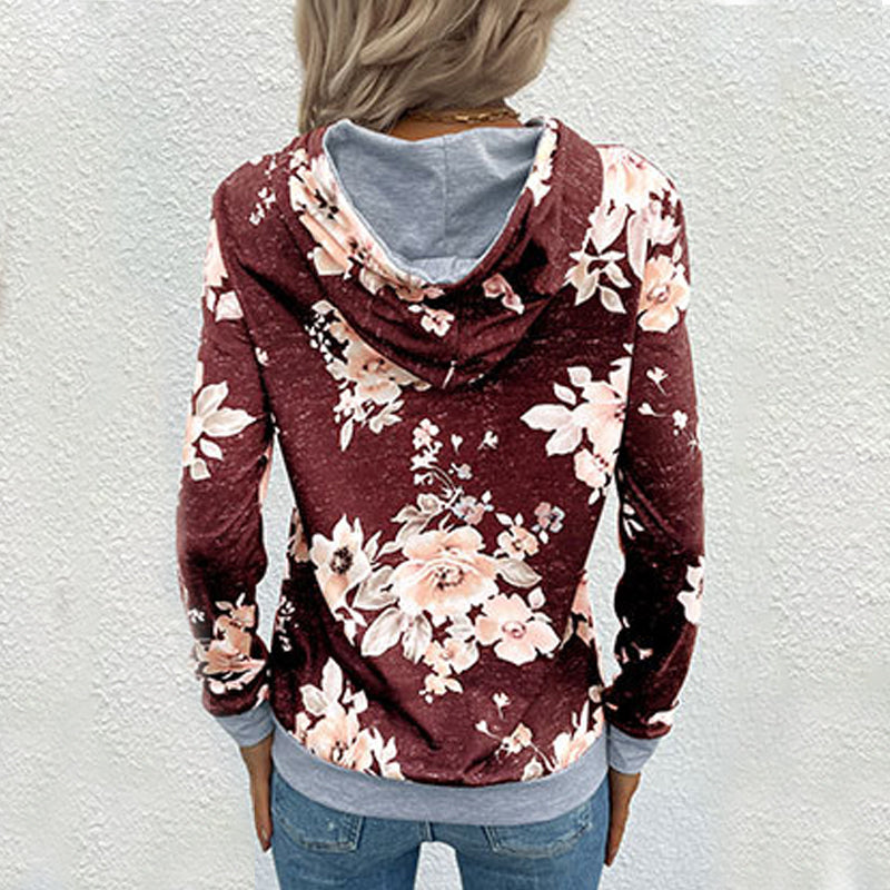 Long Sleeve Hoodie Printed Sweatshirt