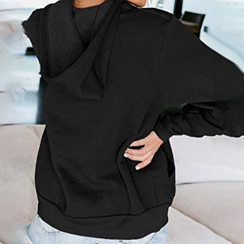 Zipped Fleece Sweatshirt Jacket