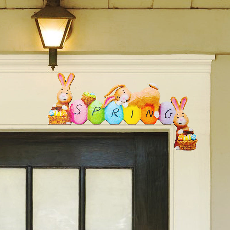 Easter Bunny Egg Doorway Ornament