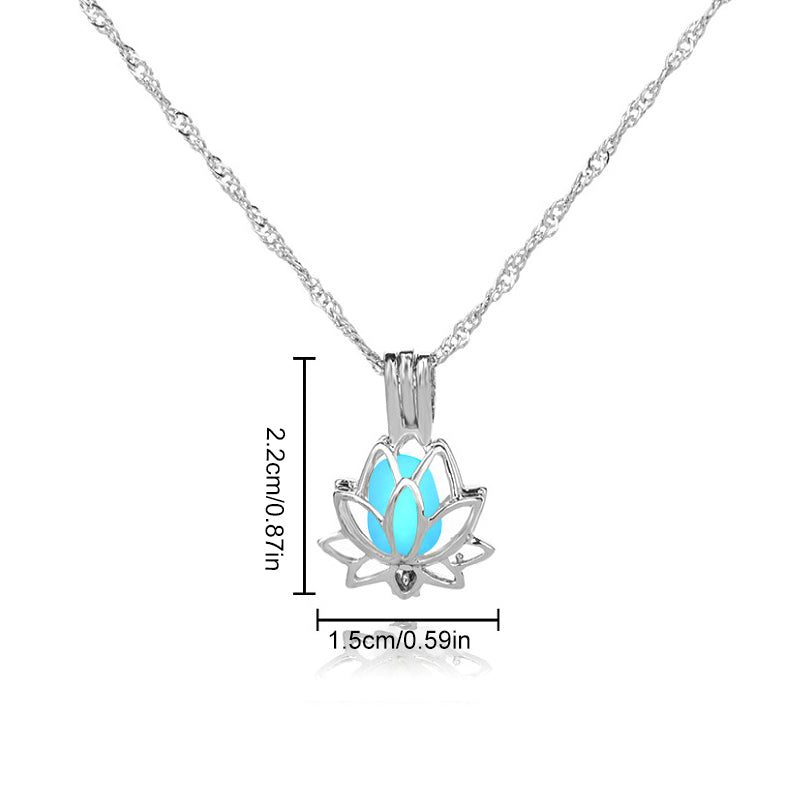 Elegant Lotus Flower Necklace