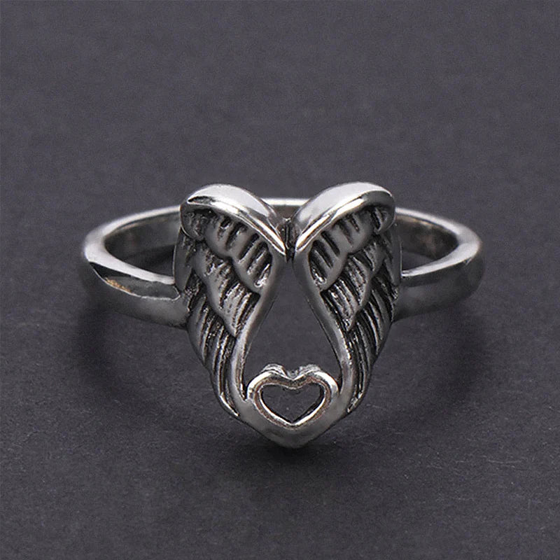 Angel Heart Sterling Silver Ring