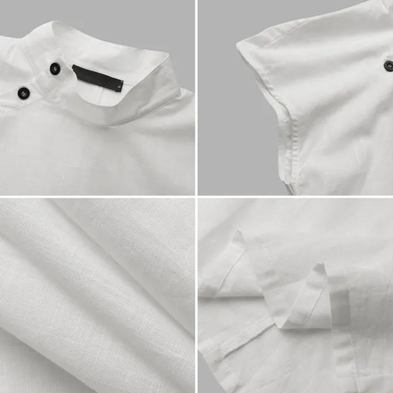 Solid Slim Fit Collar Shirt
