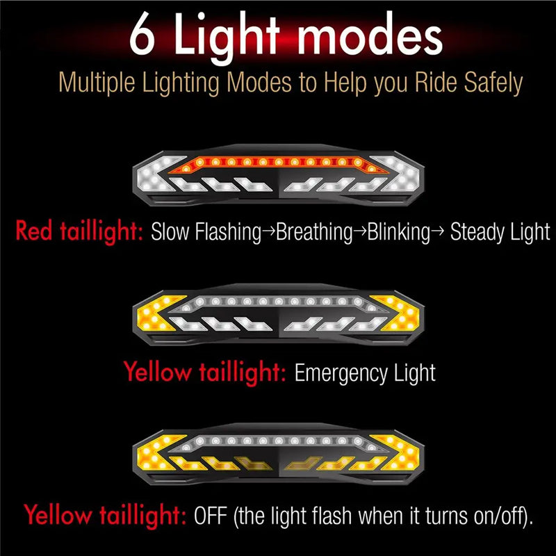 Bicycle Remote Control Brake Light
