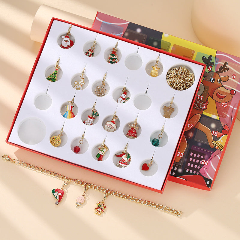 DIY Bracelet Advent Christmas Countdown Calendar