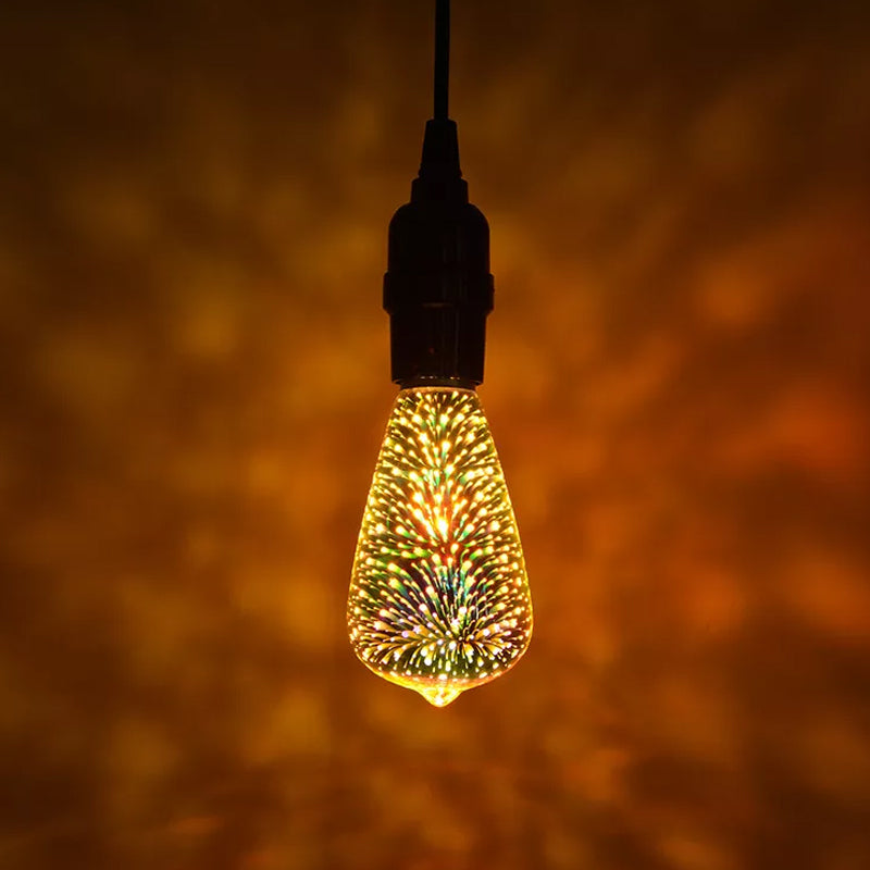 3D Fireworks Decorative LED Light Bulb