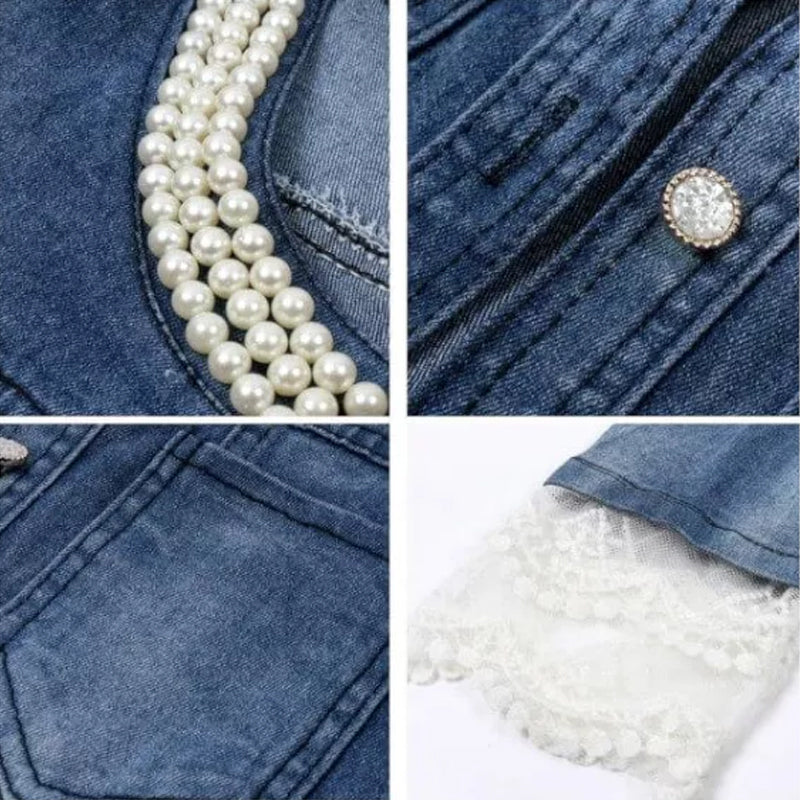 Paneled Denim Jacket