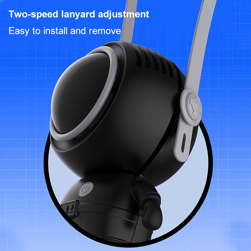 Astronaut Style Hanging Neck Small Fan