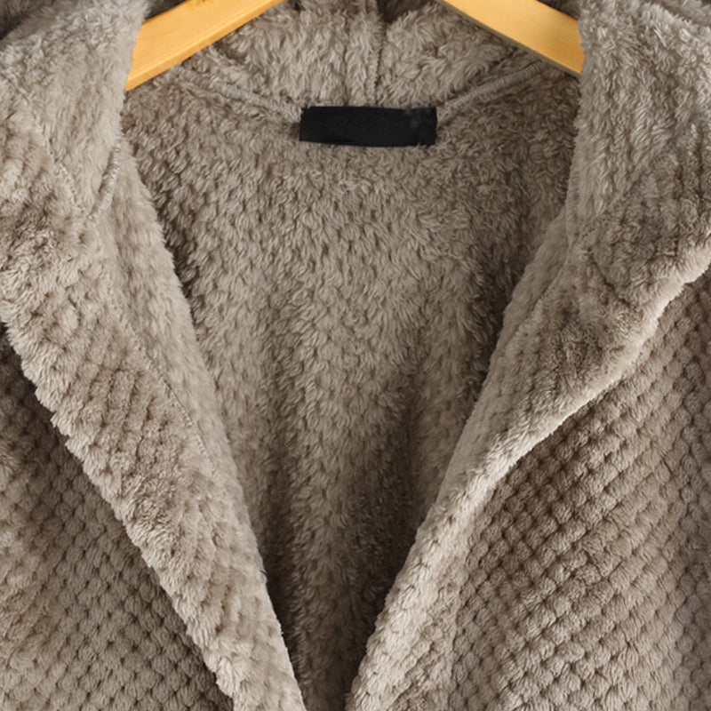 Hooded Fleece Coat