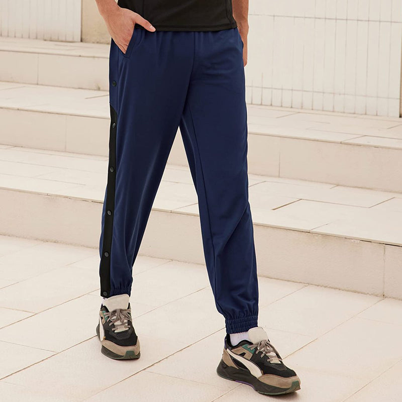 Men's Button-up Loose-fit Sweatpants