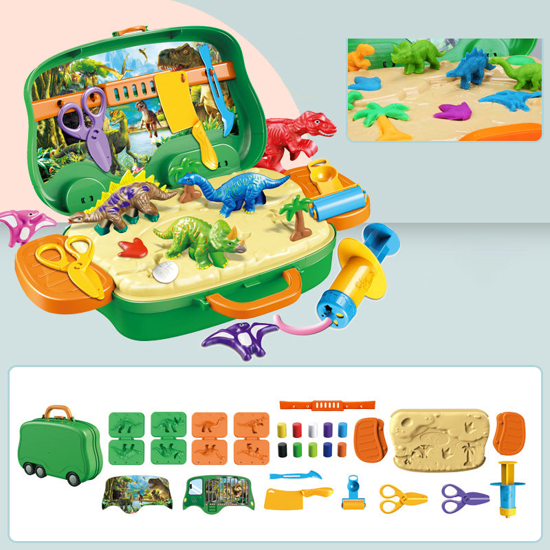 Dinosaur Play Dough Set Toys