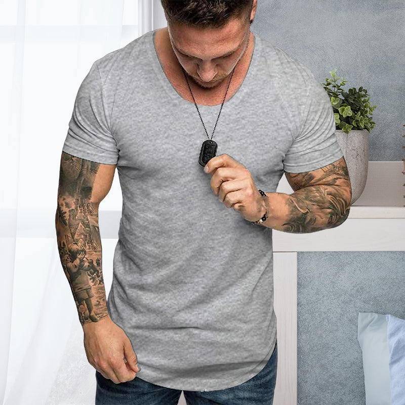 Solid Men's Short Sleeve T-Shirt